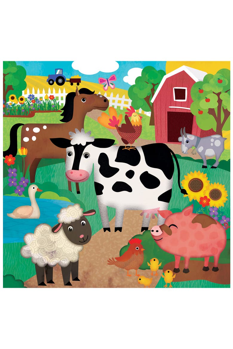 Farm 48 Piece Value Puzzle, Alternate, color, Multicolor