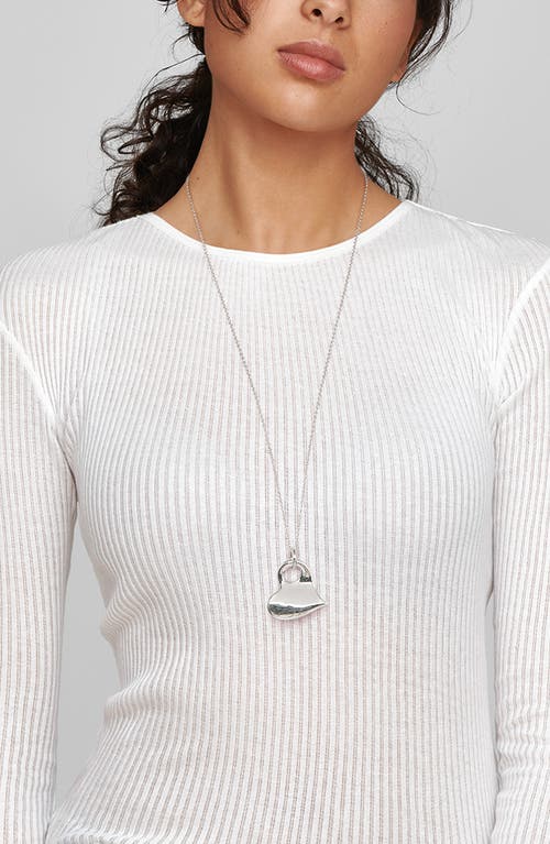 Ippolita Classico Large Heart Pendant Necklace In Silver