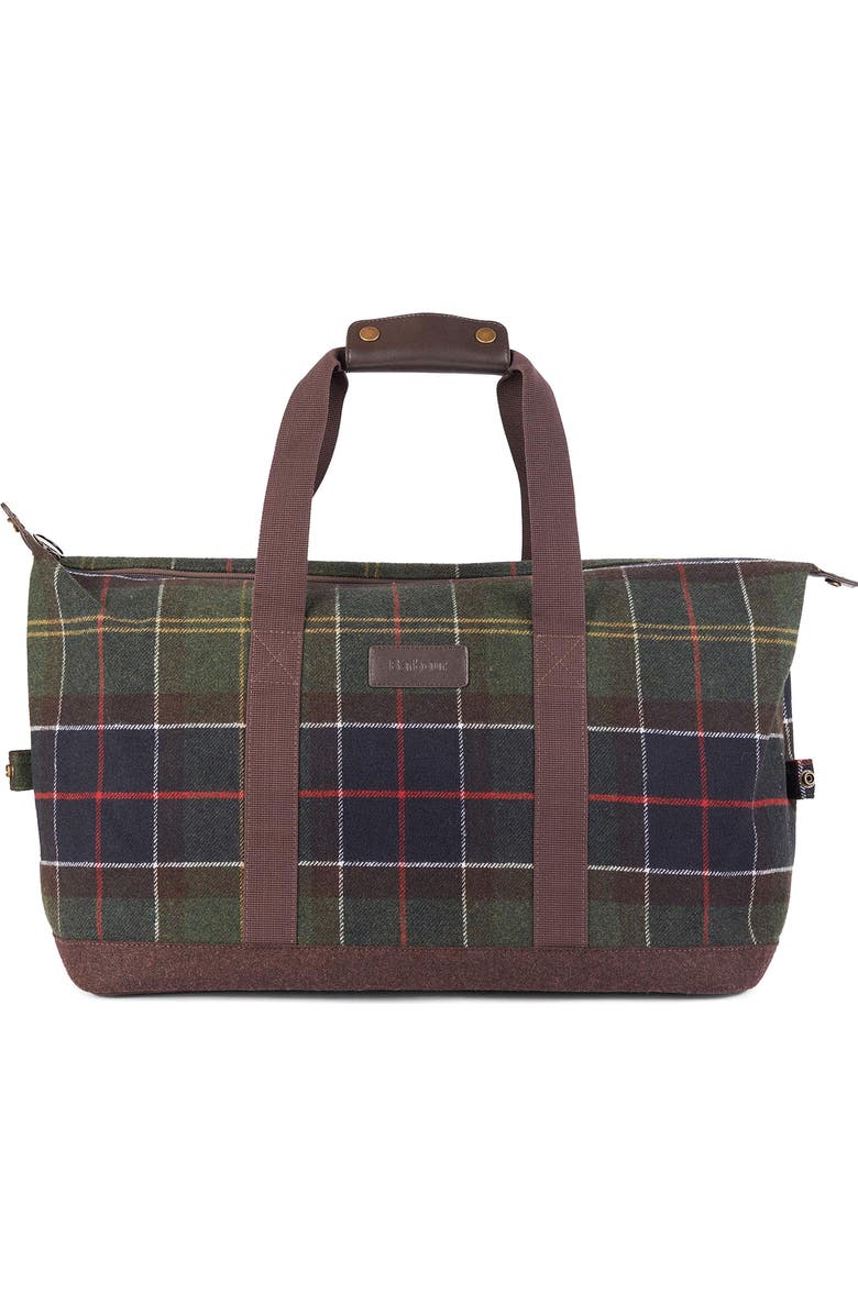 Barbour Tartan Holdall Bag, Main, color,
