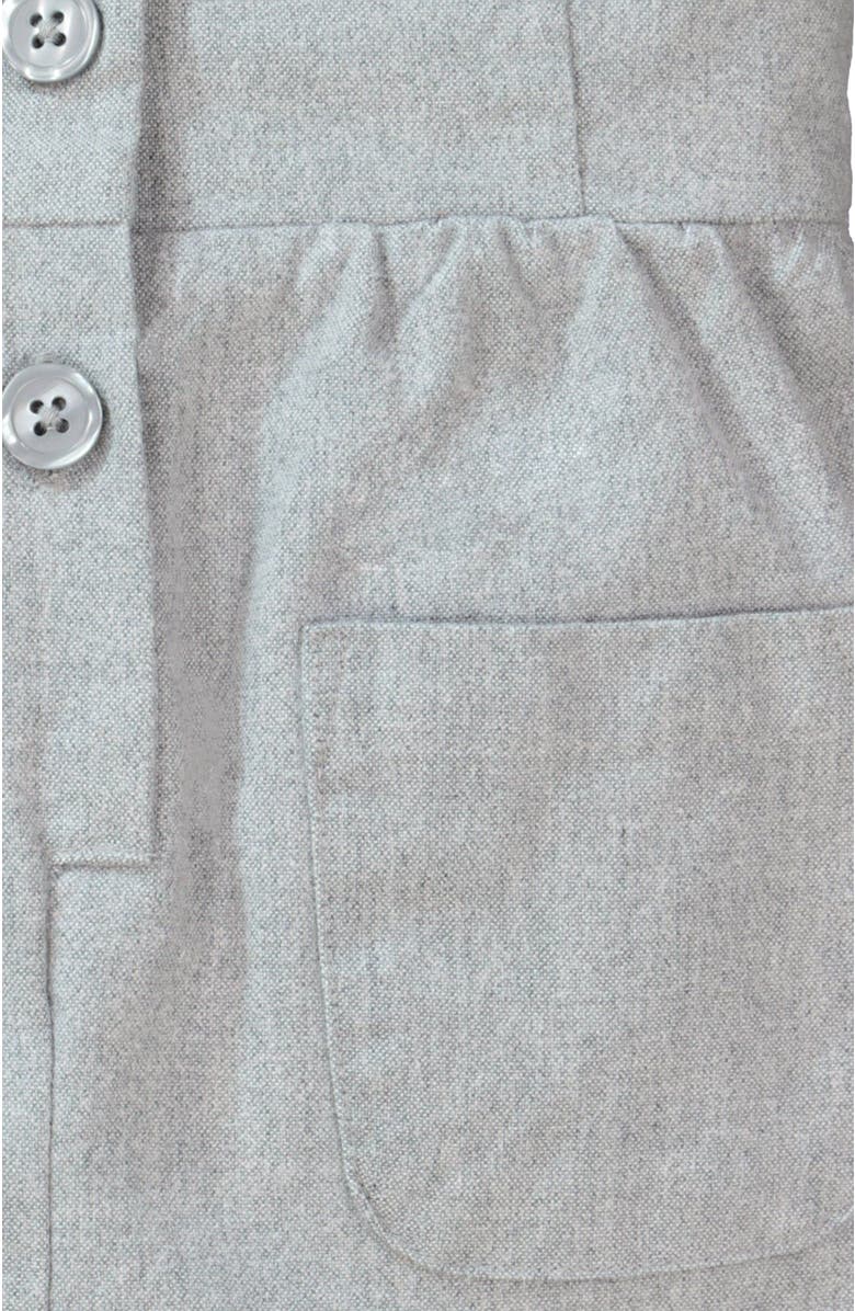 Hope & Henry Girls' Knot Tie Button Front Jumpsuit, Toddler, Alternate, color, 