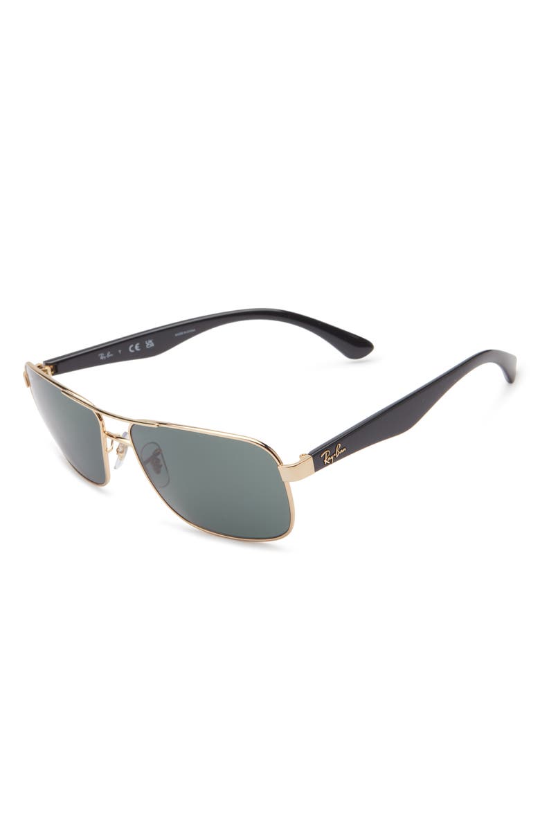 Ray-Ban 59mm Square Sunglasses, Alternate, color, Arista