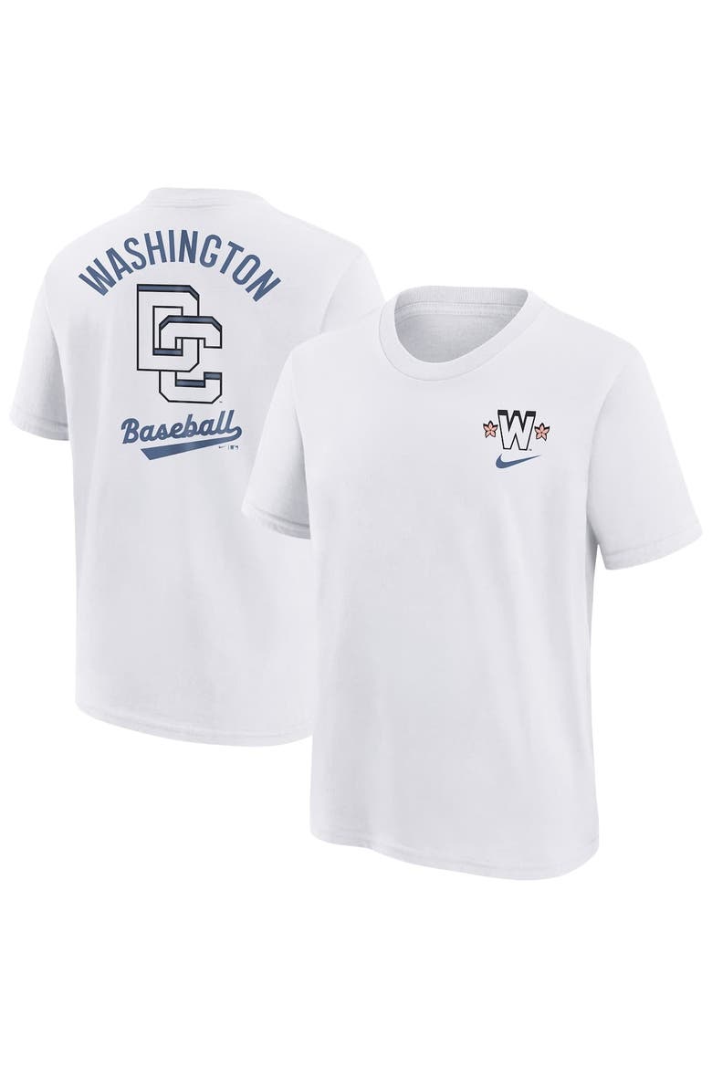 Youth Nike White Washington Nationals 2025 City Connect T-Shirt, Main, color, White