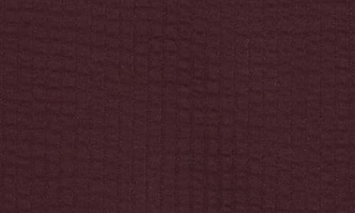 Robert Barakett Jeffrey Y-neck Henley Top In Burgundy