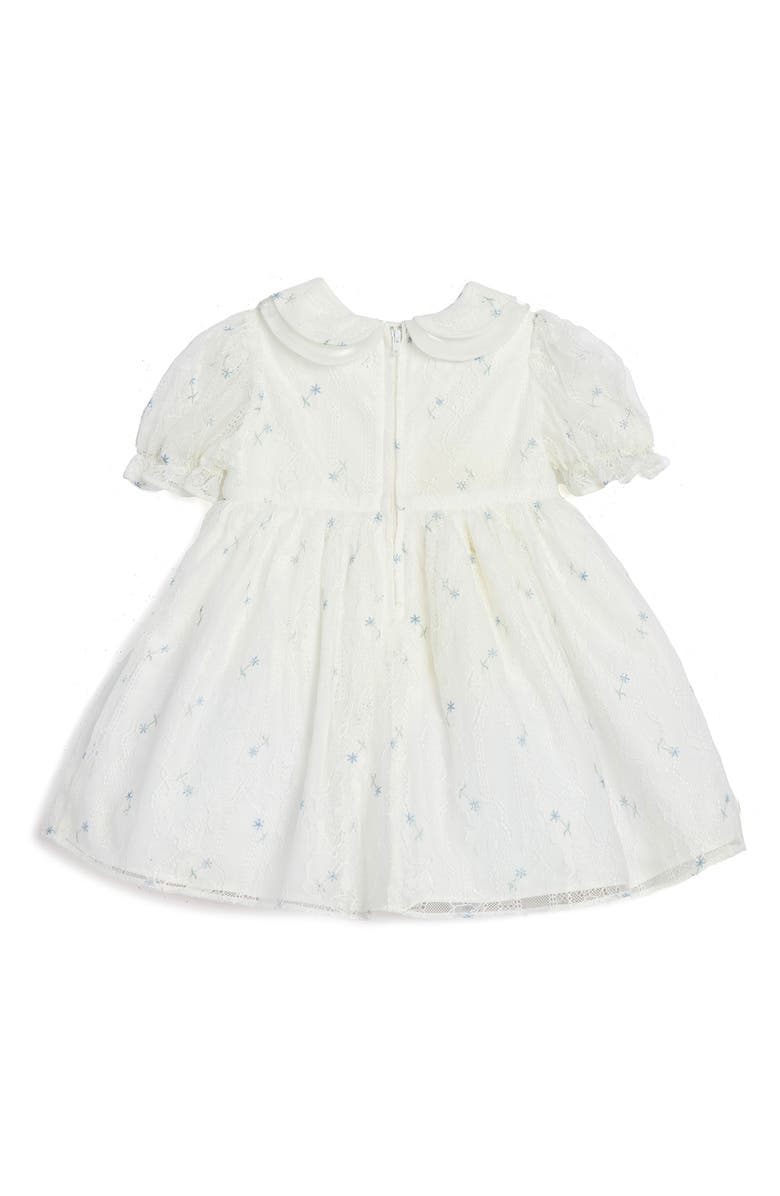 Pippa & Julie Floral Lace Dress & Bloomers, Alternate, color, Ivory/