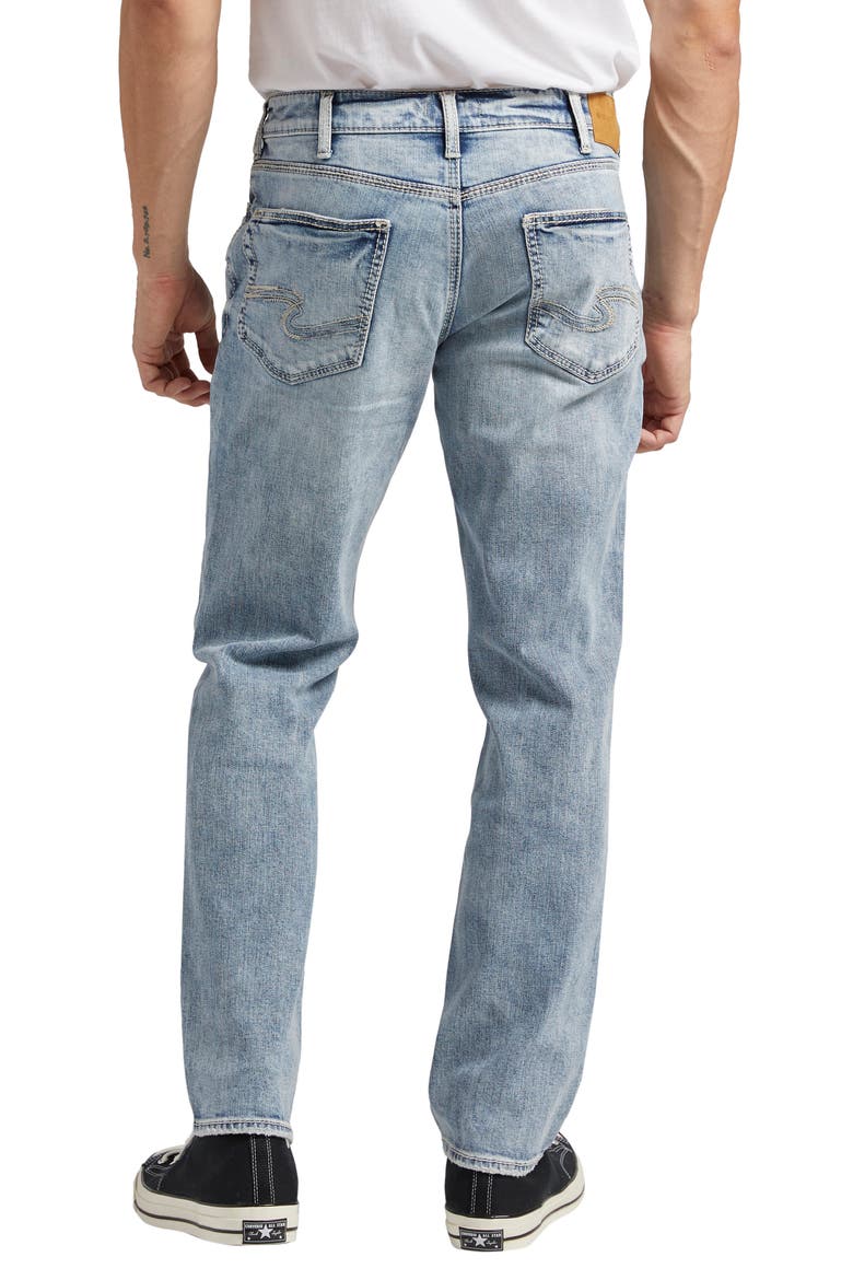 Eddie Athletic Fit Tapered Jeans, Alternate, color, INDIGO