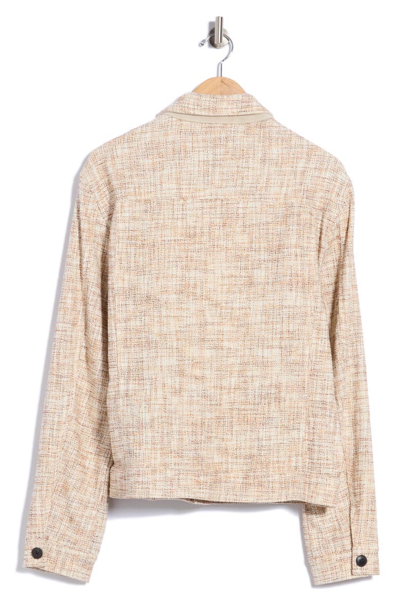 Tweed Trucker Jacket, Alternate, color, NATURAL