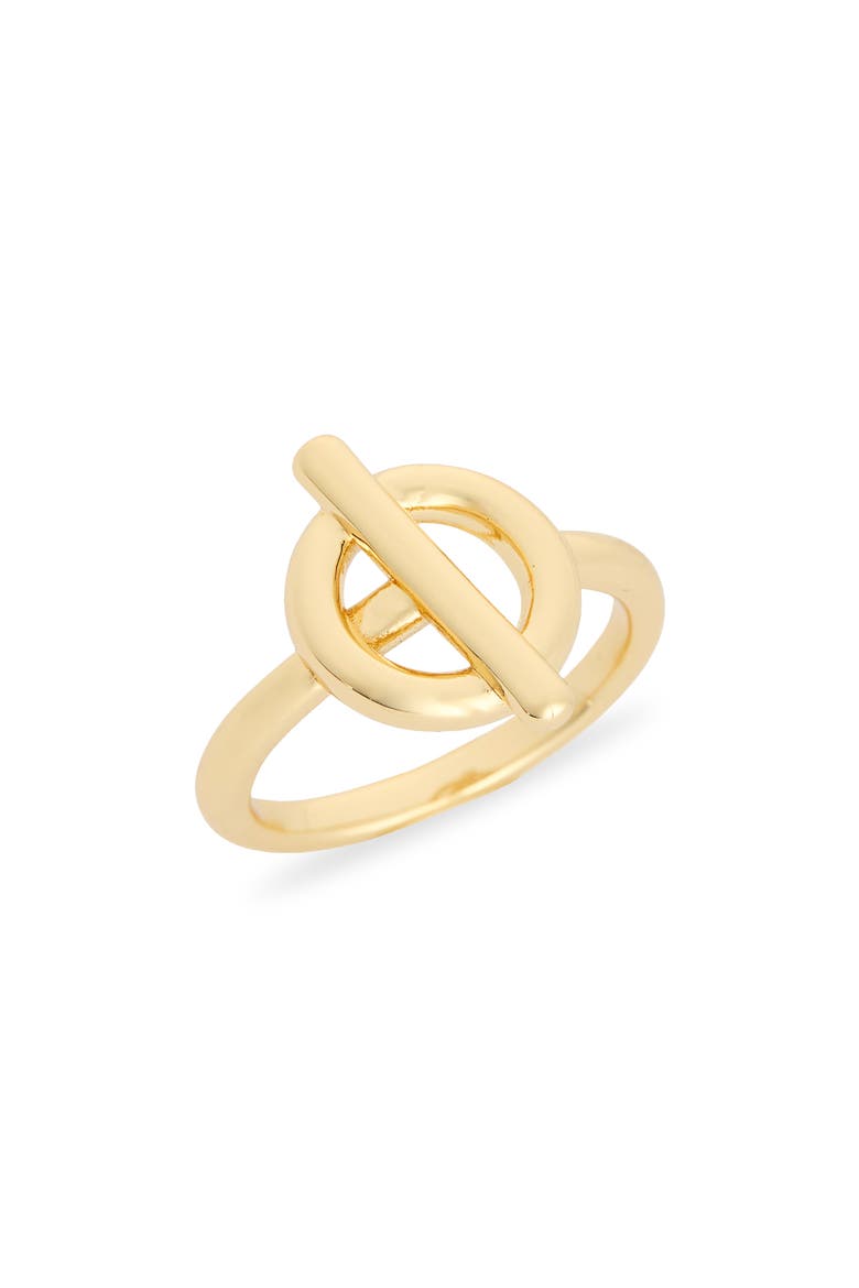 Toggle Knot Ring, Main, color, GOLD