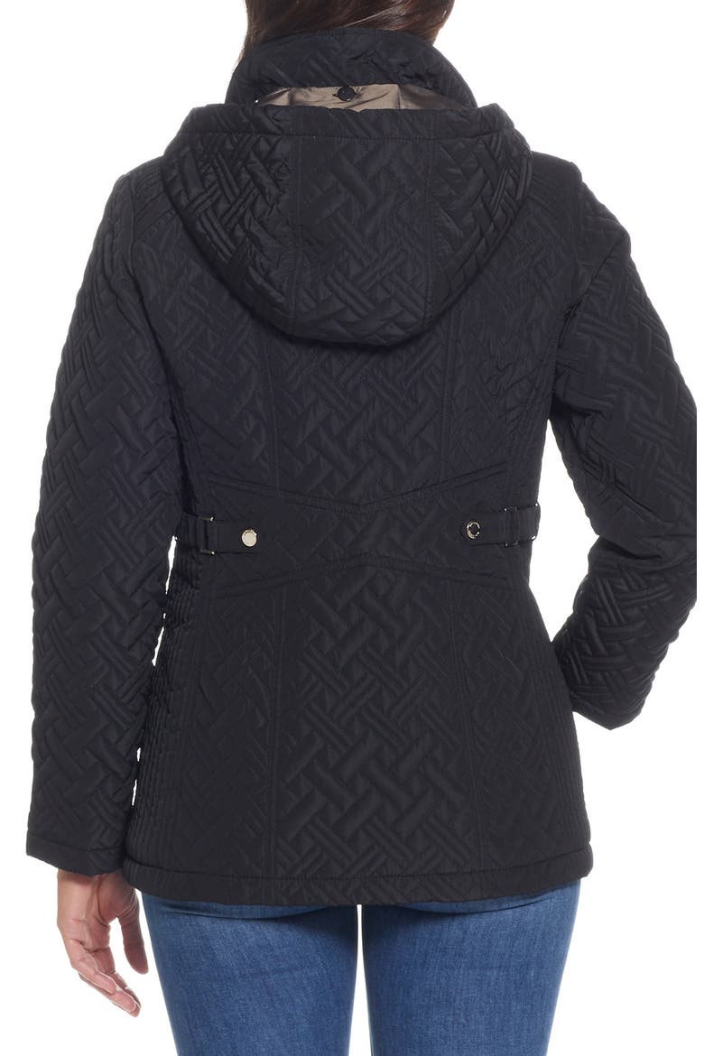 Quilted Jacket, Alternate, color, BLACK