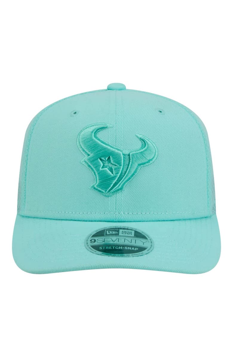 New Era Men's New Era Turquoise Houston Texans Color Pack 9SEVENTY Adjustable Hat, Alternate, color, Turquoise