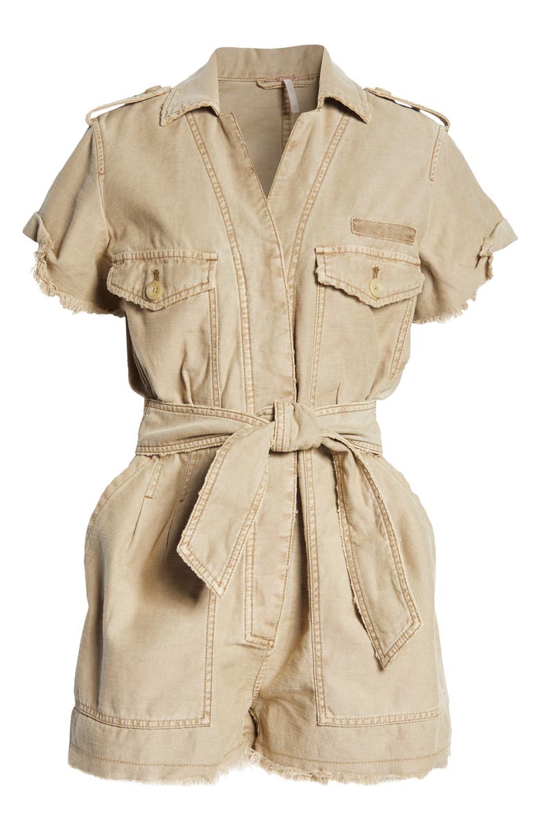 Free People Off The Beaten Path Romper, Alternate, color,
