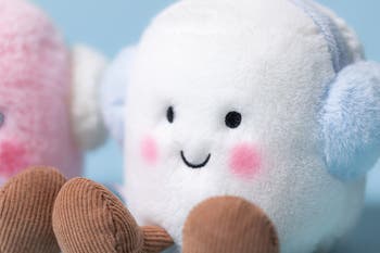 Set of 2 Amuseables Toastie Marshmallow Plush Toys