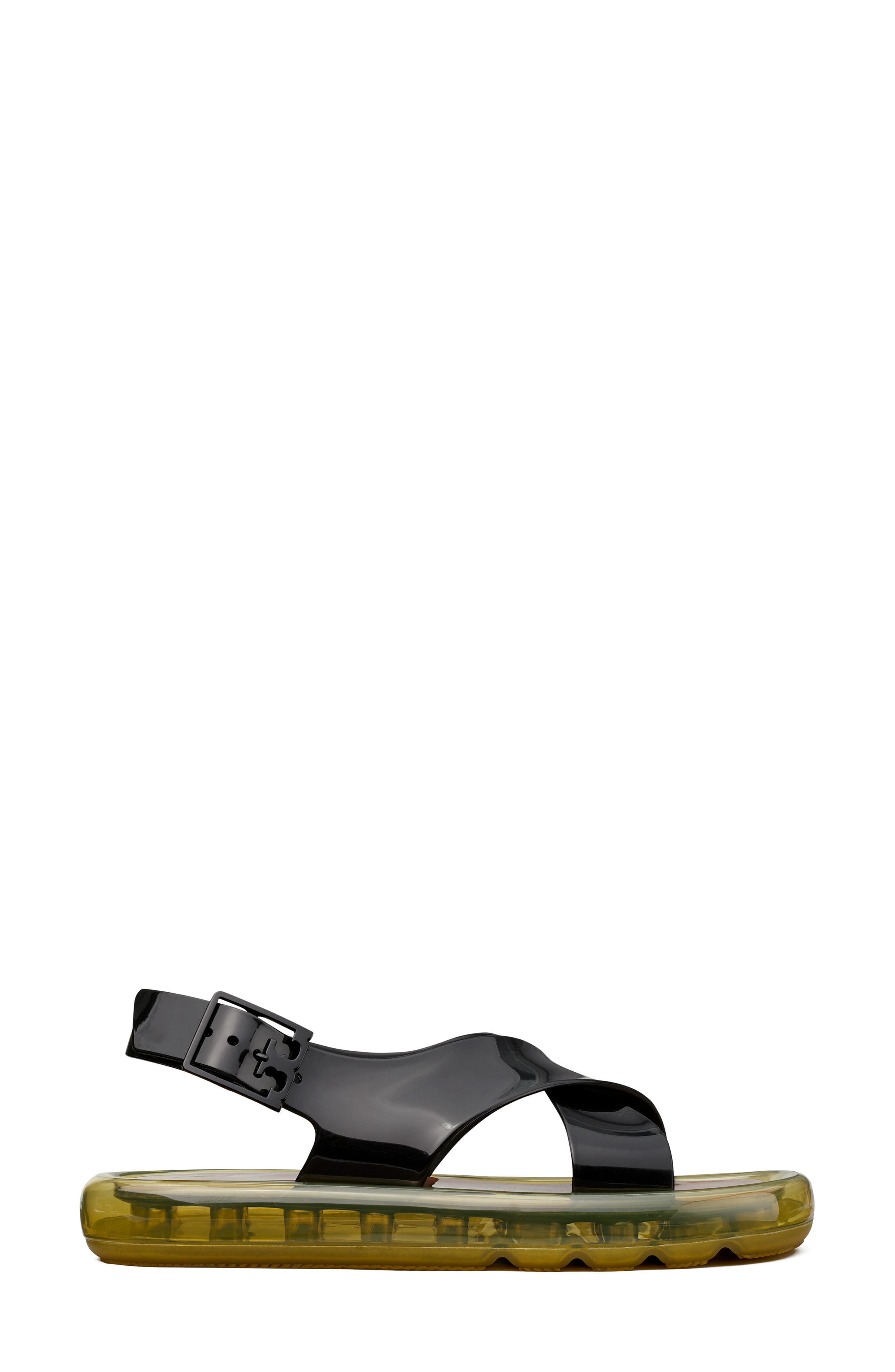 Tory Burch Crisscross Strap Bubble Jelly Sandal, Alternate, color, 