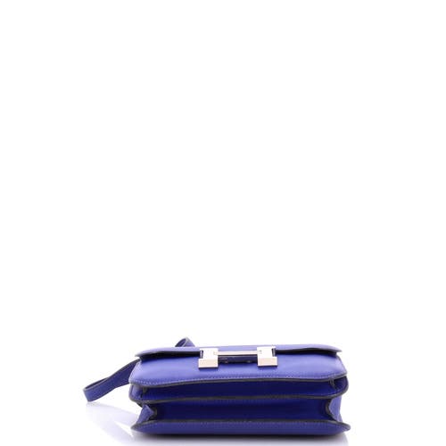 Pre-owned Hermes Hermes Constance Bag Swift 18 In Blue