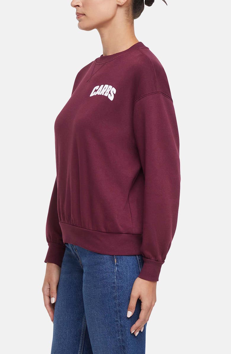 Wildfox Carbs Charlie Sweatshirt, Alternate, color, Fig