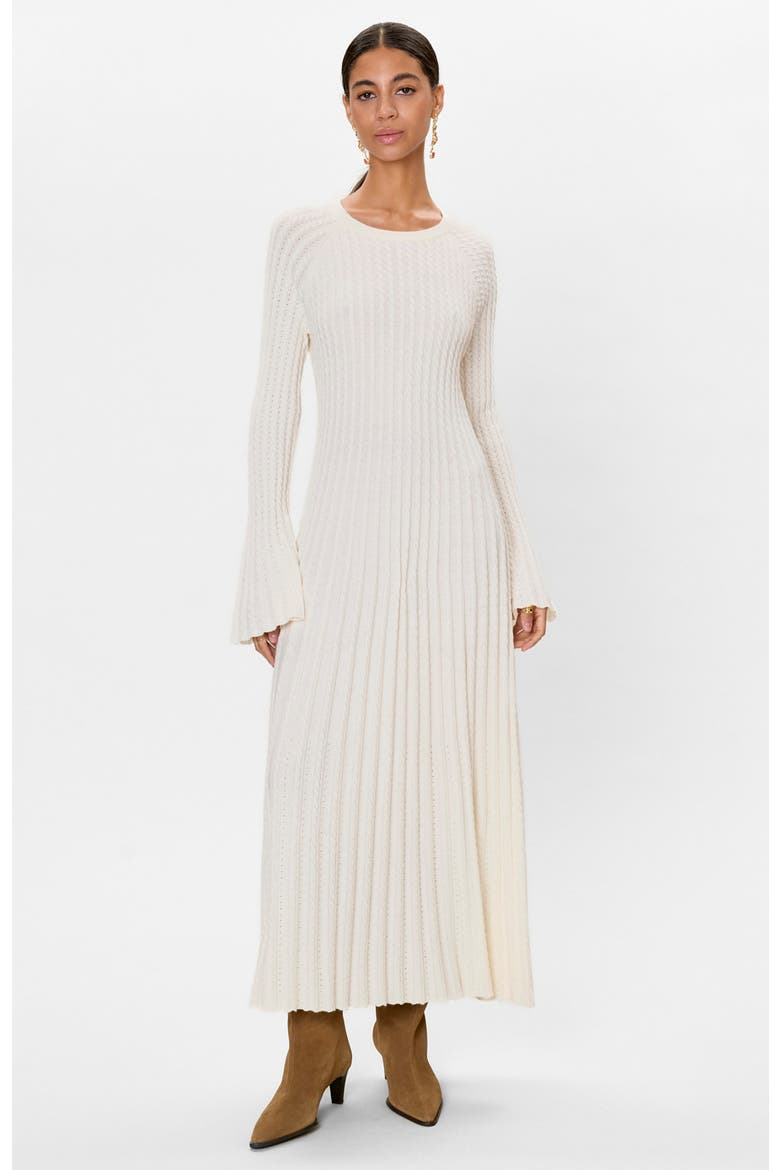 Ella Sweater Dress, Main, color, Ivory