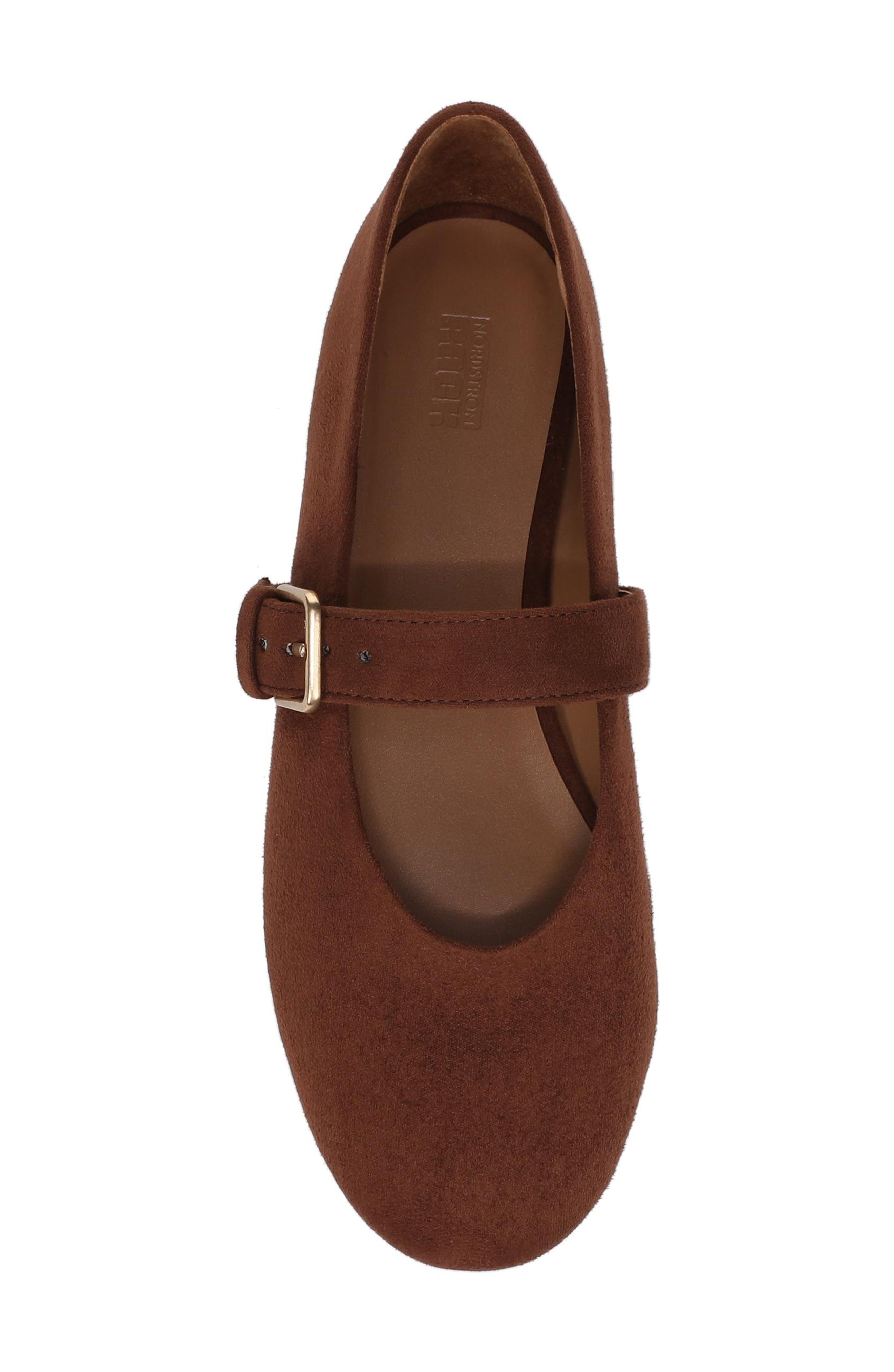 Teresa Faux Leather Mary Jane Flat, Alternate, color, BROWN MAGE