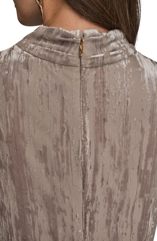 Donna Karan New York Burnout Sleeveless A-line Maxi Dress In Pink