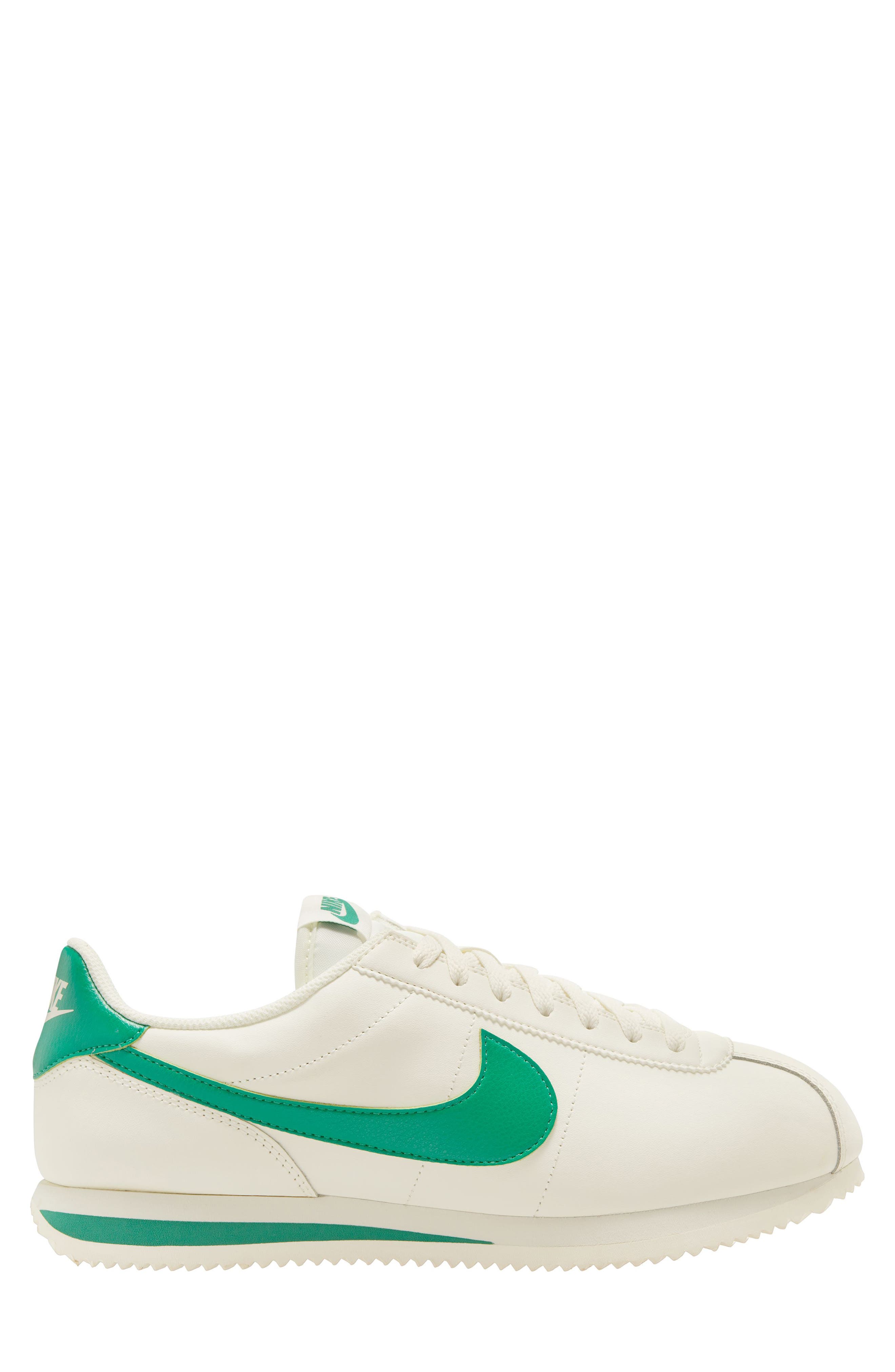 Cortez Sneaker, Main, color, SAIL/ STADIUM GREEN