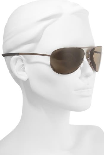 Smith Serpico Slim 2.0 65mm ChromaPop Polarized Aviator Sunglasses Nordstrom