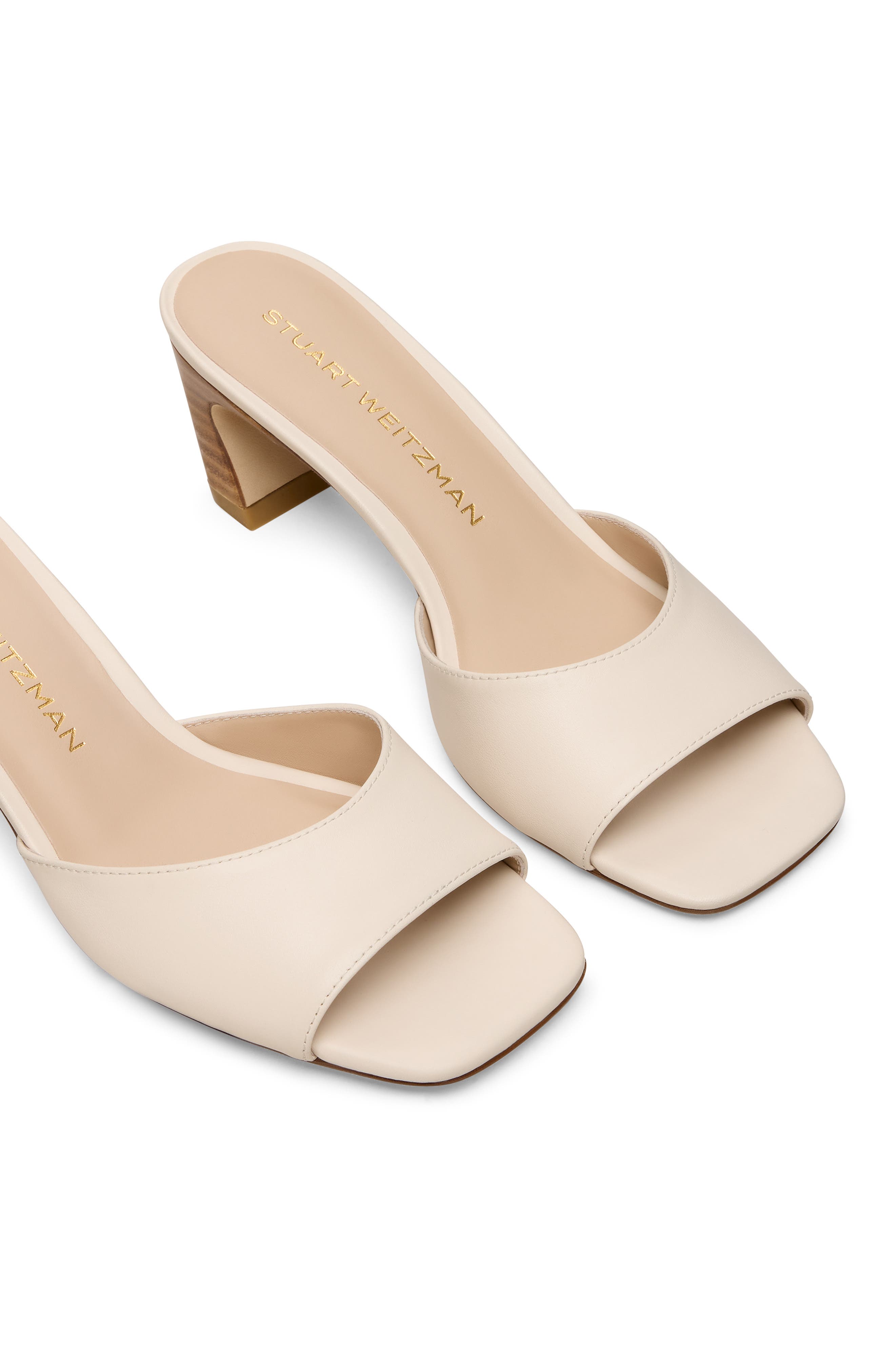 Stassi Slide Sandal, Alternate, color, LINEN/ NEW CAMEL