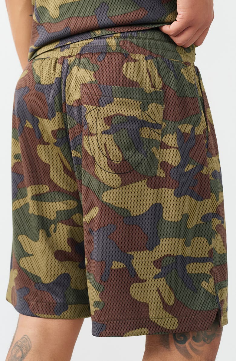 True Religion Mesh Basketball Shorts, Alternate, color, 