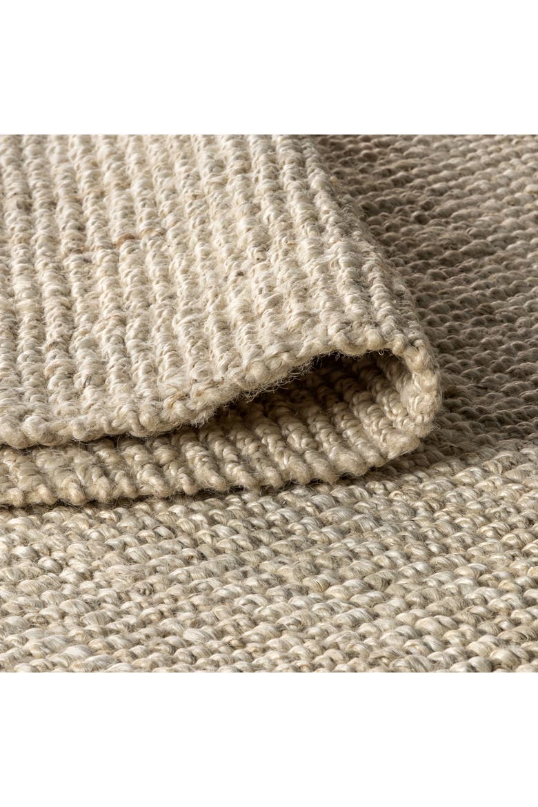 Pata Hand Woven Chunky Jute Area Rug, Alternate, color, Light Ivory