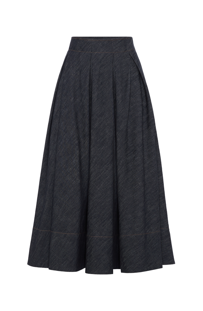Brunello Cucinelli Pleated Circle skirt, Main, color, 