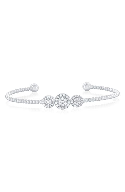 Cubic Zirconia Bangle Bracelet