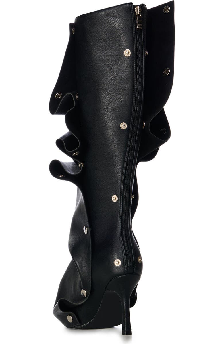 AZALEA WANG Imogine Adjustable Snap Boot, Alternate, color, Black