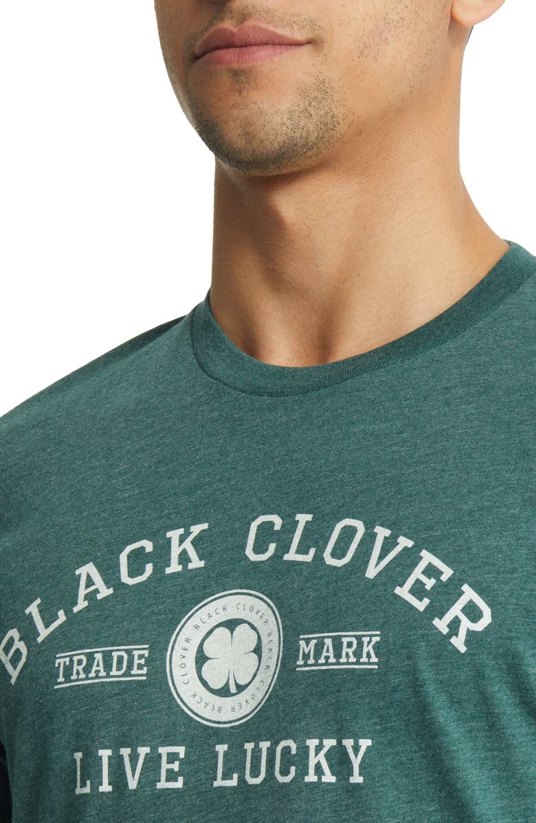 Black Clover Cornerstone 5 Logo Graphic T-Shirt, Alternate, color, 