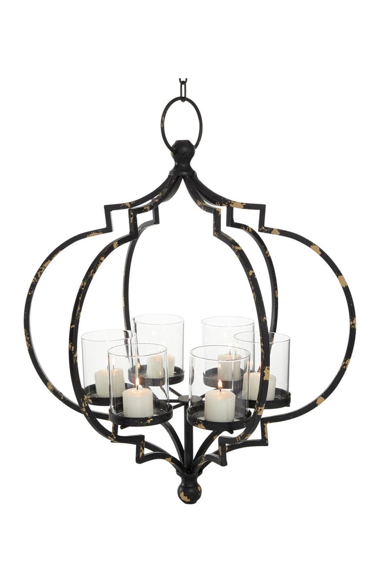 SONOMA SAGE HOME Black Metal Hanging Candelabra, Alternate, color, 