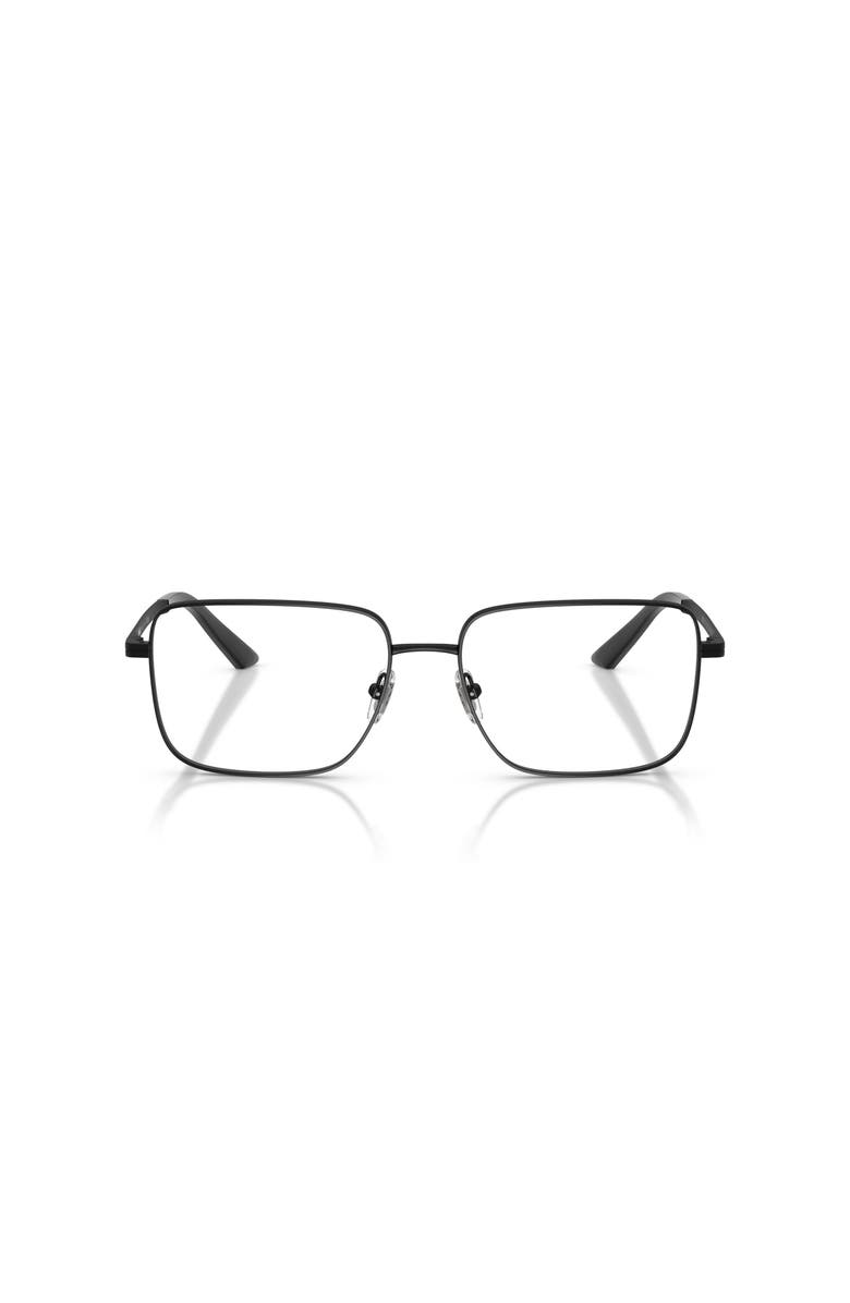 Versace 55mm Rectangle optical glasses, Alternate, color, Black