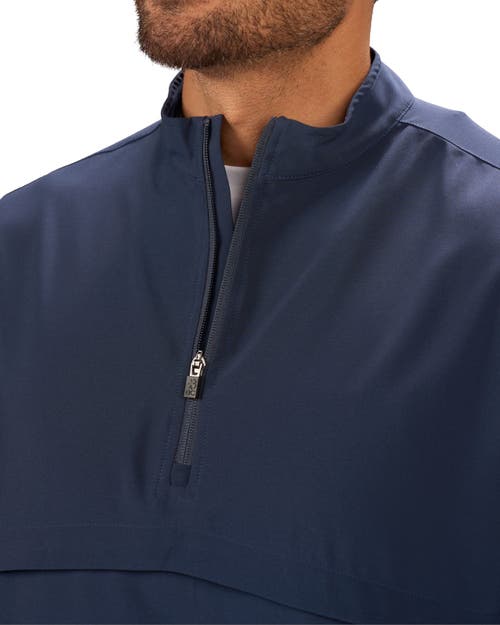 Black Clover Player Quarter Zip in Navy 