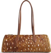 Reformation Sofia Genuine Calf Hair East West Shoulder Bag