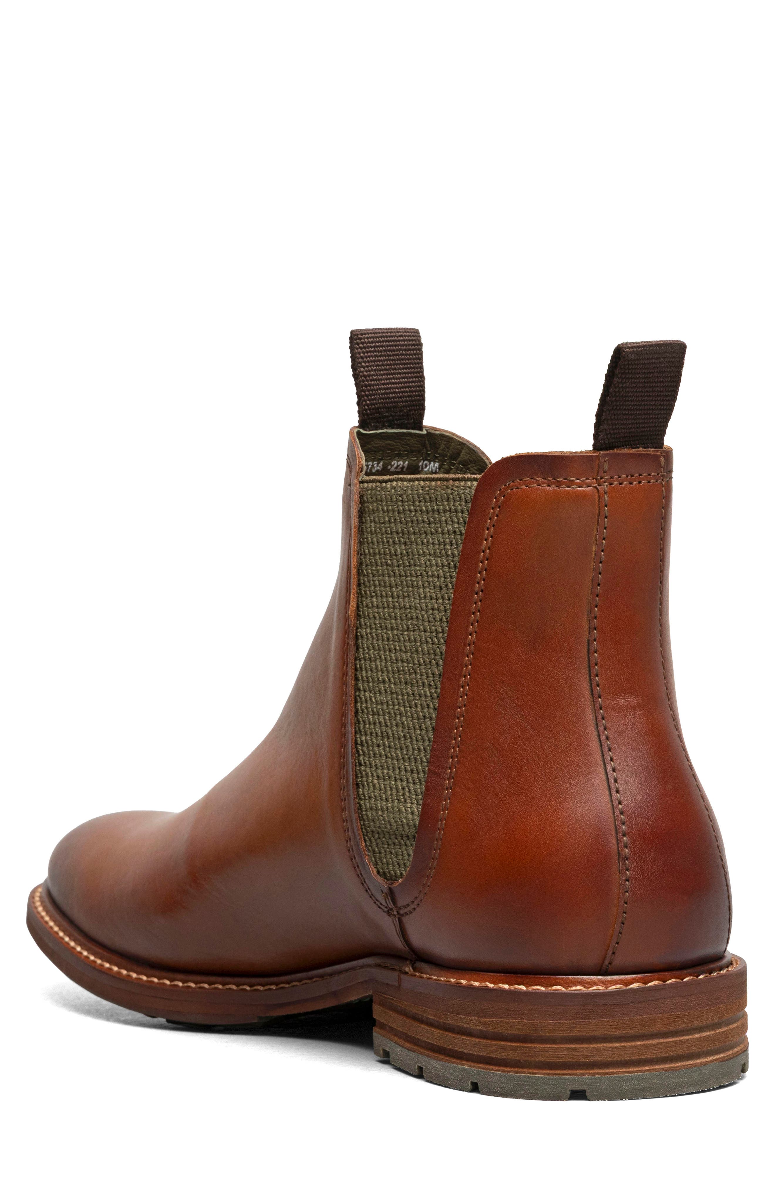 Stacy Adams Isaacson Chelsea Boot, Alternate, color, Cognac