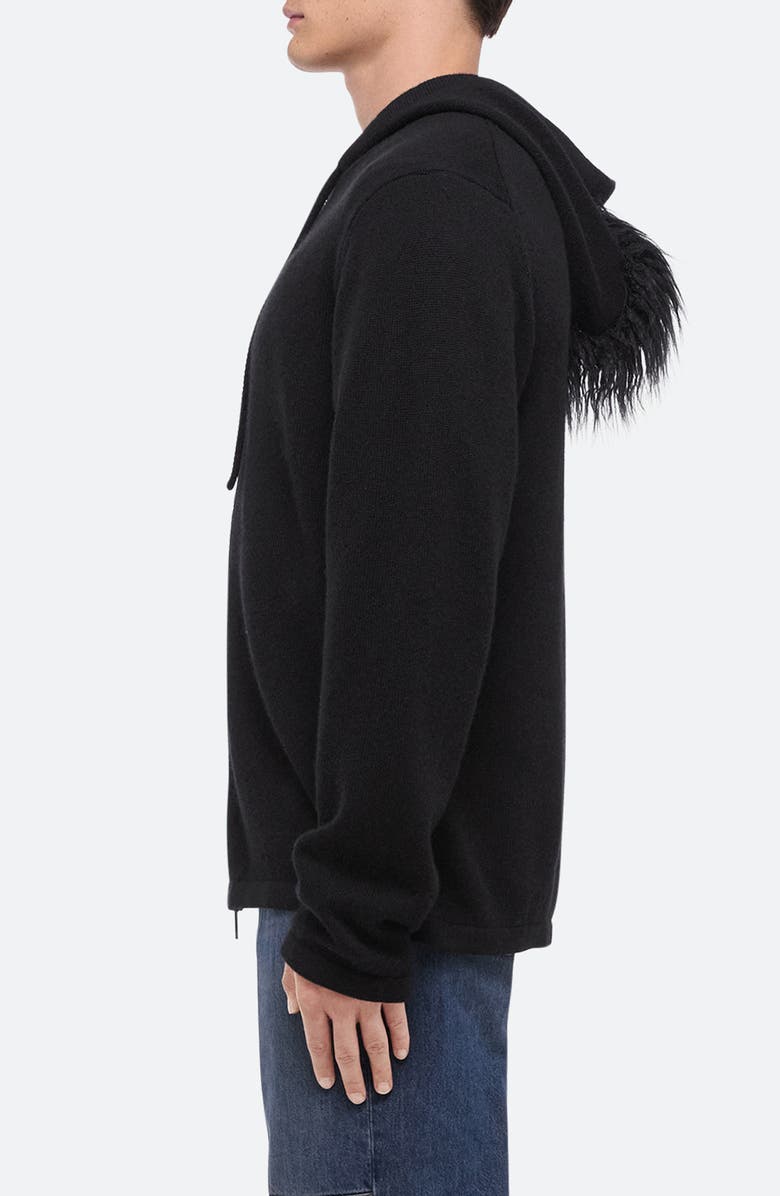 Helmut Lang Hooded Full Zip Cardigan, Alternate, color,