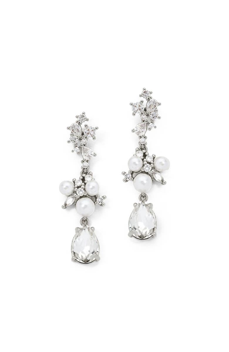 Olive & Piper Blair Drops, Main, color, Silver