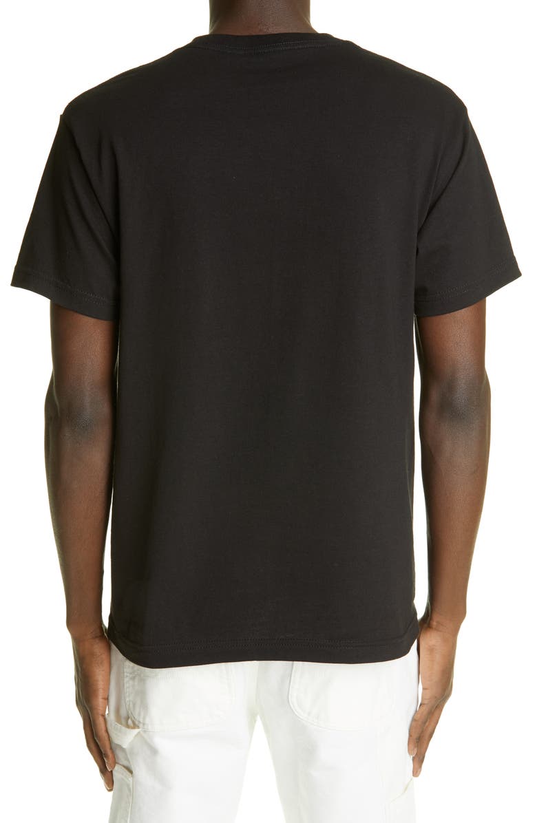 Adeshola Makinde Black America Cotton Graphic Tee, Alternate, color,