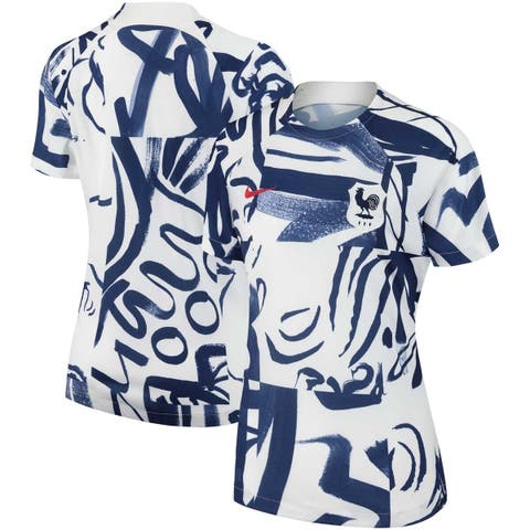 Women's Nike White France Women's National Team 2023 Pre-Match Top