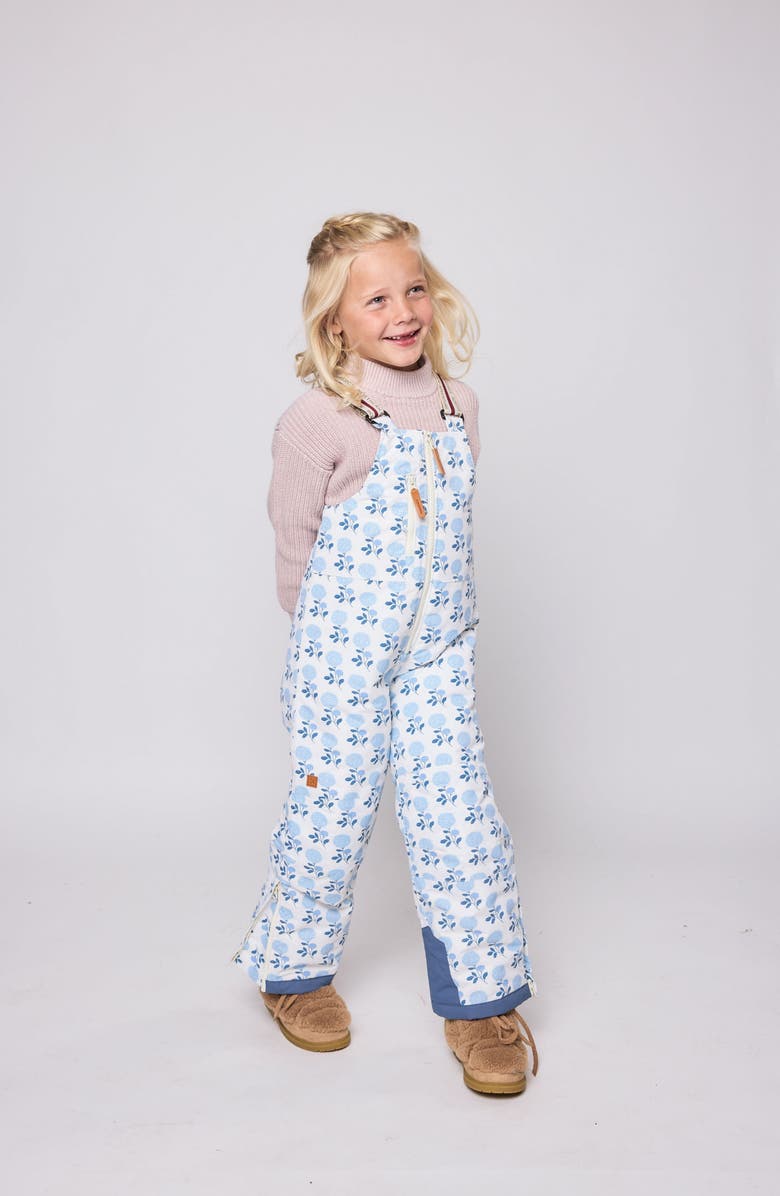 Northern Classics Girls Bib Snow Pant, Alternate, color, Hydrangea