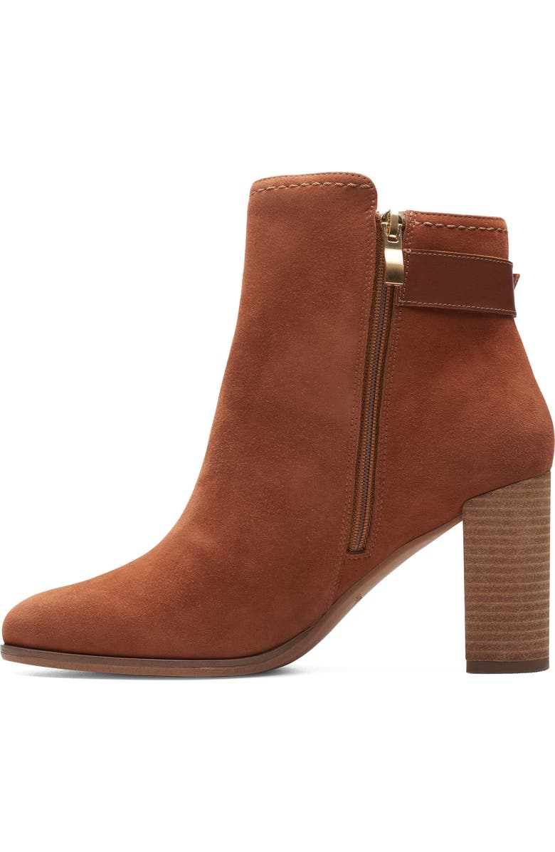 Clarks<sup>®</sup> Freva85 Buckle Bootie, Alternate, color,