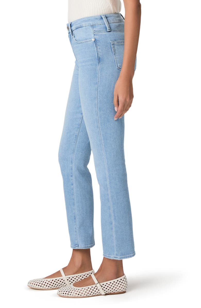 PAIGE Cindy High Waist Ankle Straight Leg Jeans, Alternate, color, Santorini Sky