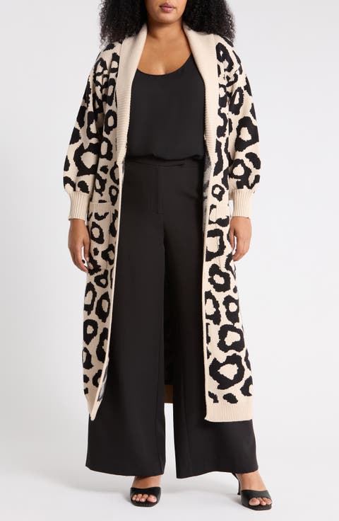 Smitten Leopard Duster Cardigan