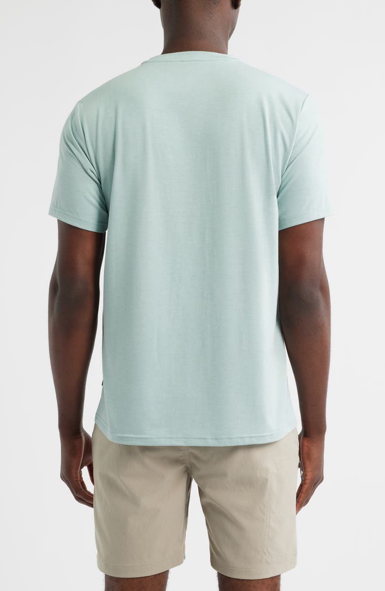 Free Fly Flex Performance Pocket T-Shirt, Alternate, color, Heather Ocean Mist