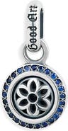 Good Art Hlywd Men's Blue Sapphire Lotus Pendant