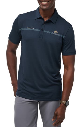 Travismathew Bay Break Chest Stripe Polo