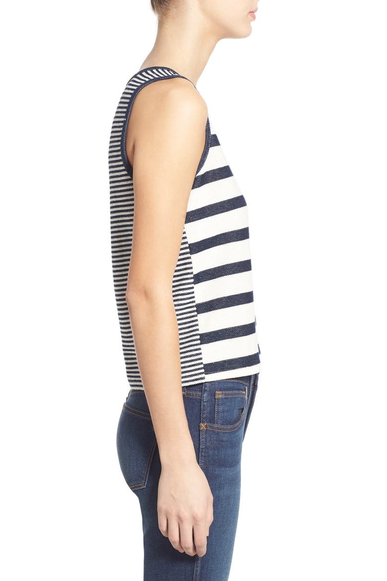 'Coastland' Stripe Tank, Alternate, color, NIGHT VISION