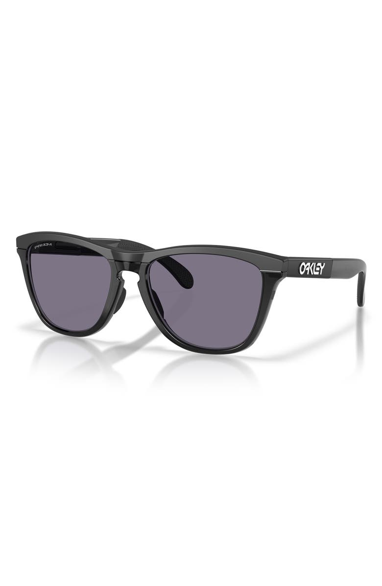Oakley Frogskins<sup>™</sup> Range 58mm Prizm<sup>™</sup> Round Sunglasses, Alternate, color, Matte Black / Prizm Grey