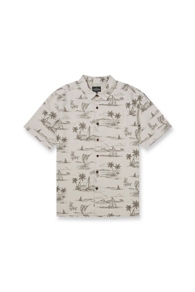 Sail Away WM SS Short Sleeve Shirt, Alternate, color, MOONBEAM