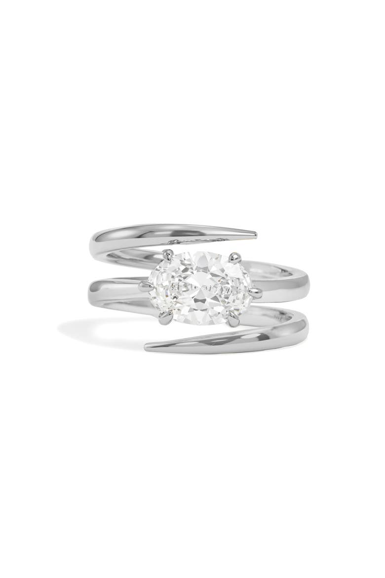 She's On Point Lasso Wrap Ring, Alternate, color, SILVER-WHITE